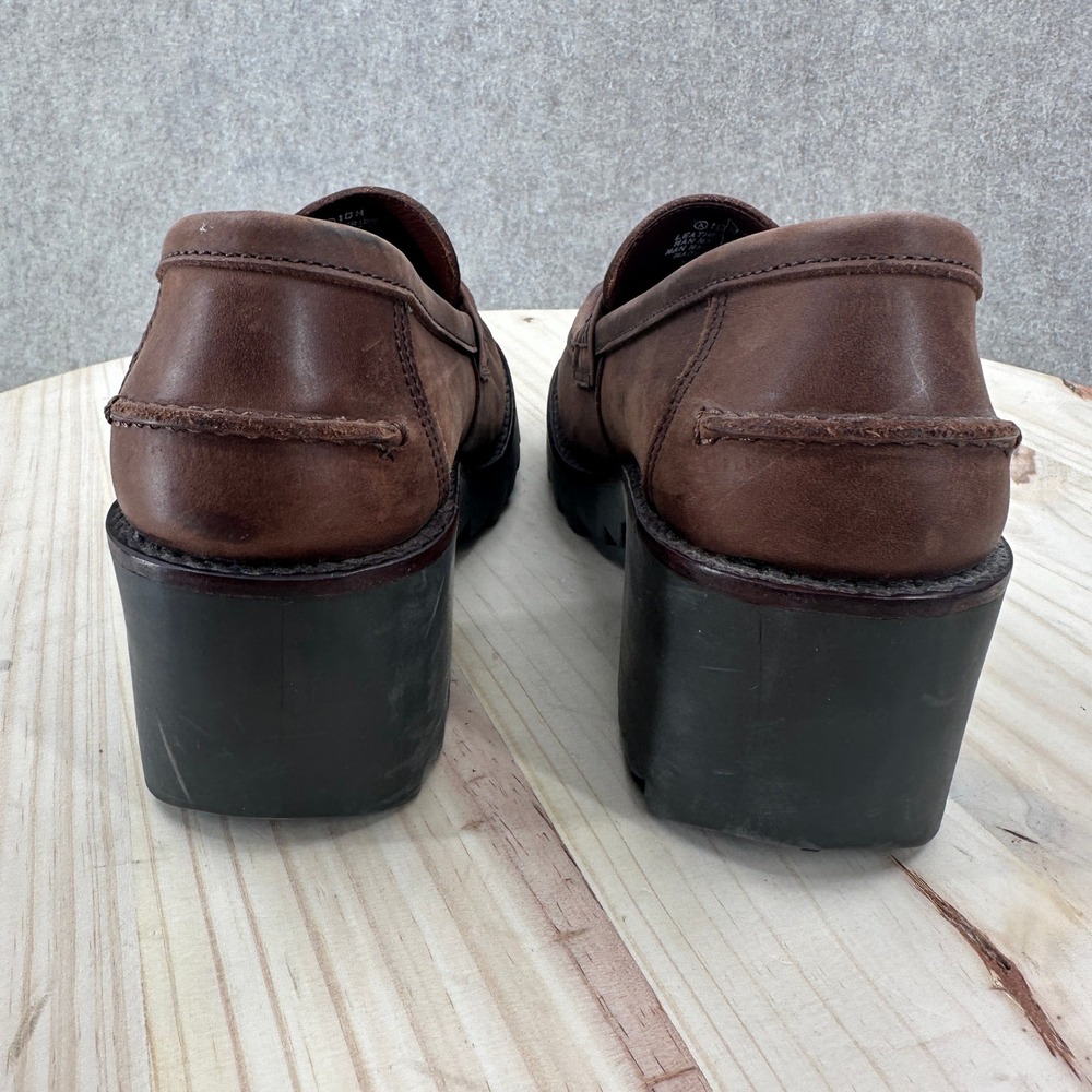 Nine West Mockenzie Bratz 10 M Chunky Platform Penny Loafers Lug Sole Block Y2K - Picture 4 of 14